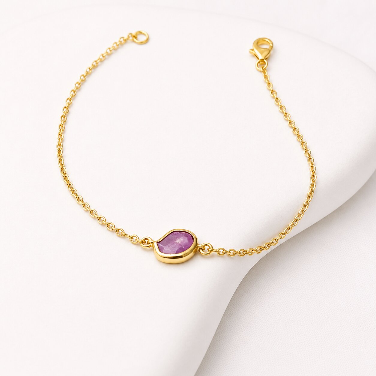 Ruby Silver 925 Bracelet