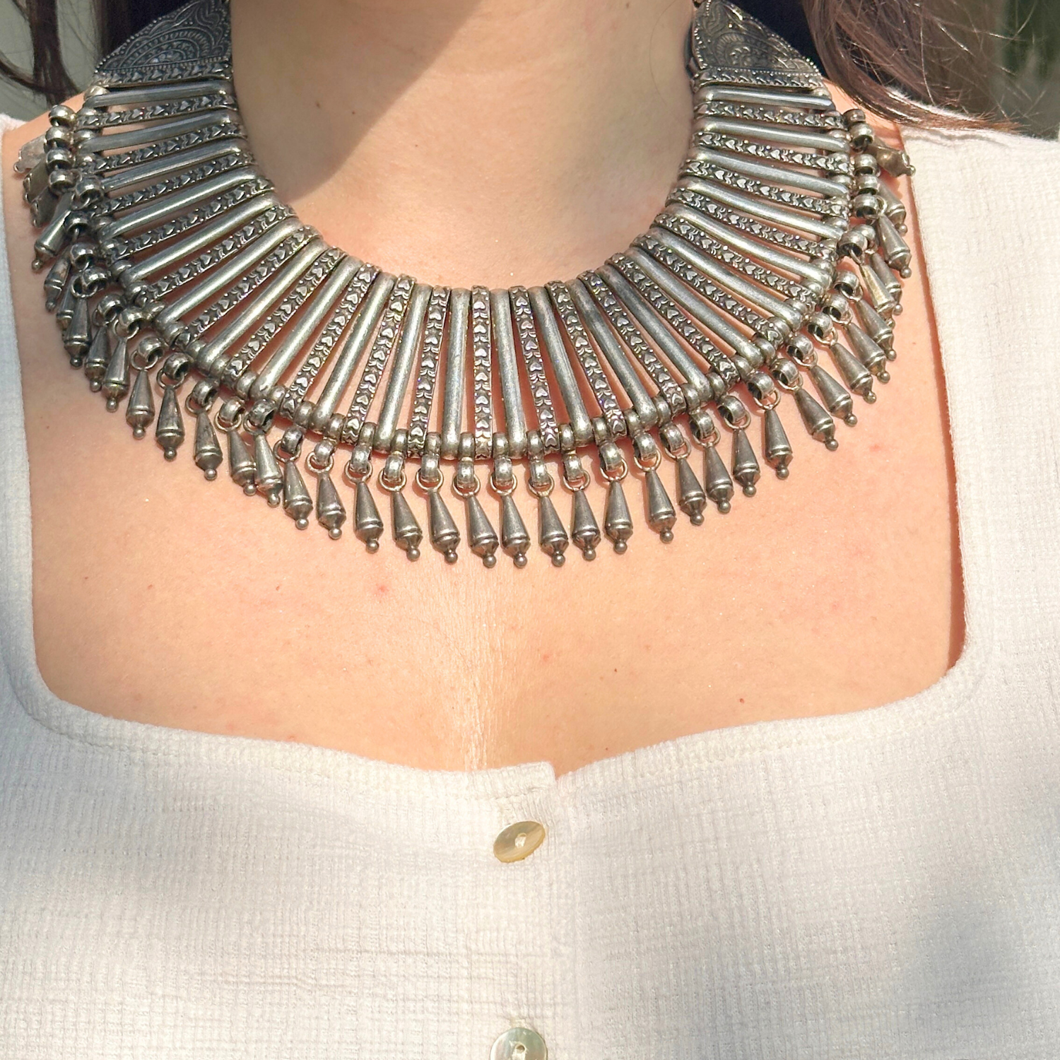 Silver 925 jewelry, Sterling silver necklace, Handmade silver jewelry, High-quality handcrafted sterling silver accessories, Traditional Silver Jewelry