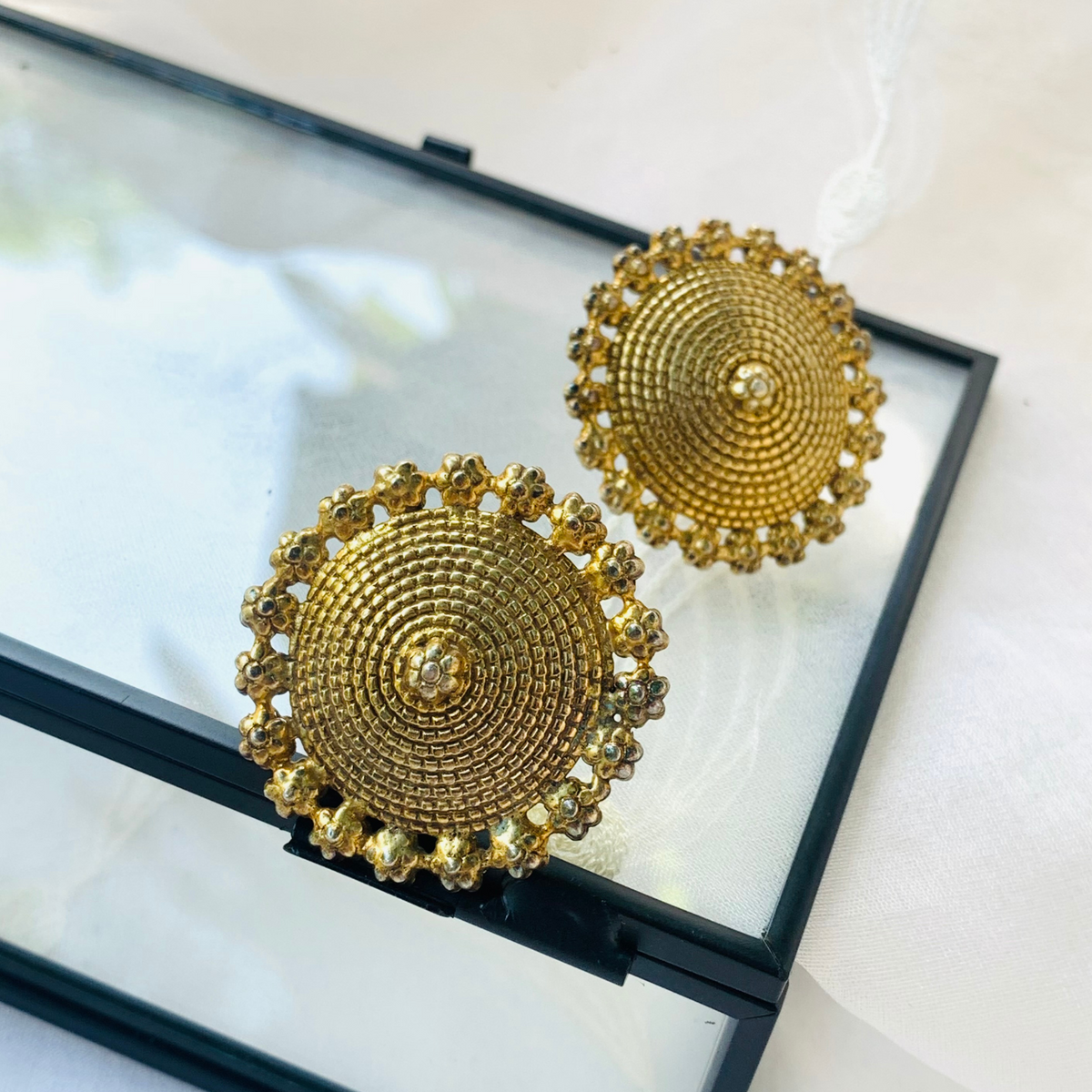 Jacob Gold Plated Silver Earrings