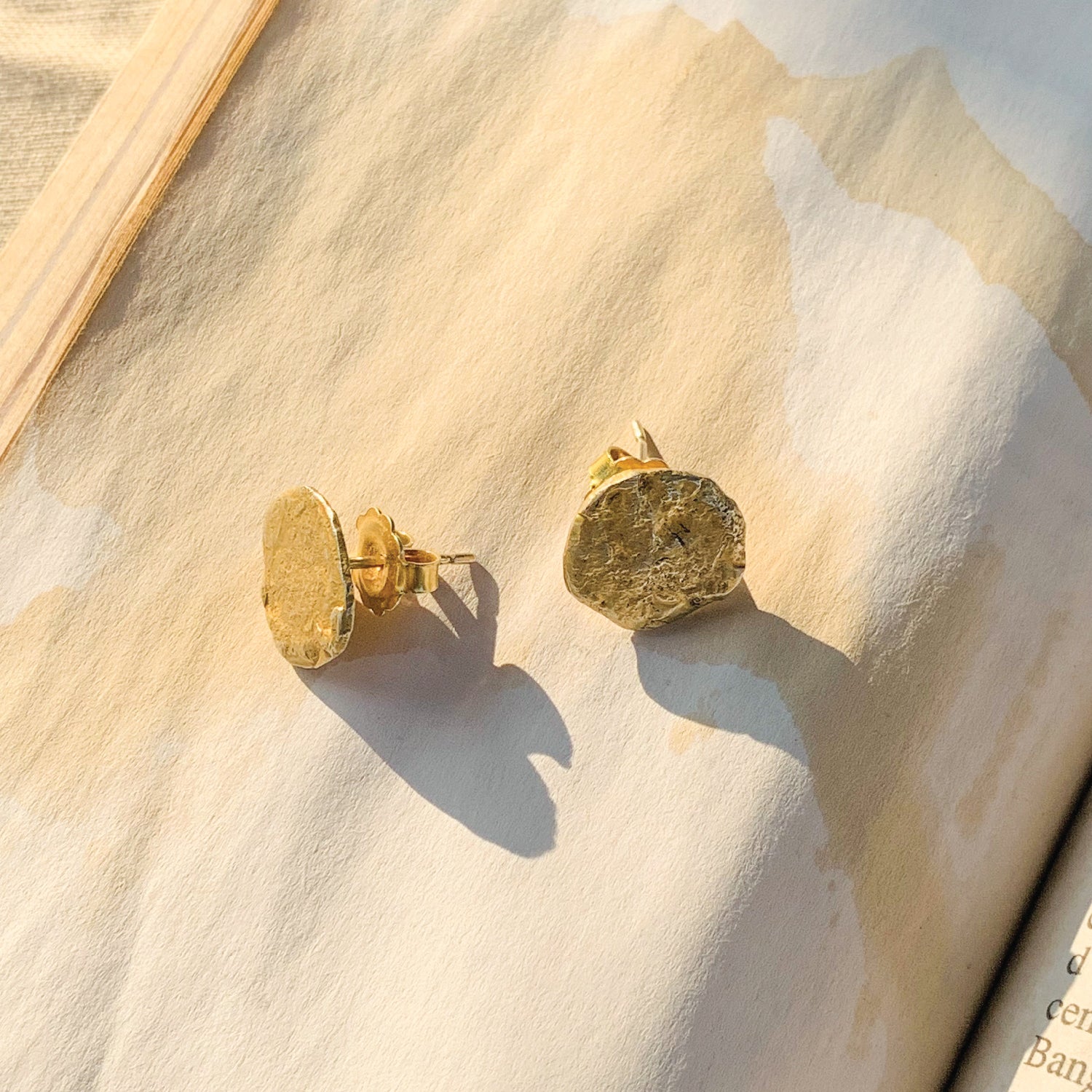 Aere Gold Plated Studs