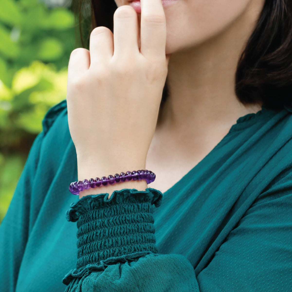 bracelet, sterling silver bracelet, buy rakhi jewelry, rakhi bracelet, amethyst bracelet, amethyst beads  bracelet