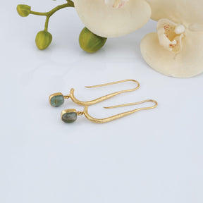 silver earrings