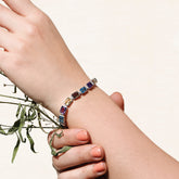 Reed color stone bracelet