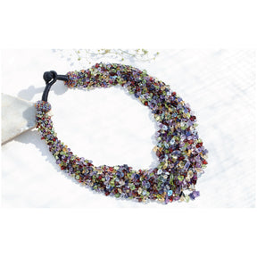 Gage color stone necklace