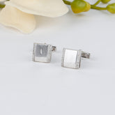 Adorable Diamond  and Silver 925 Cufflinks