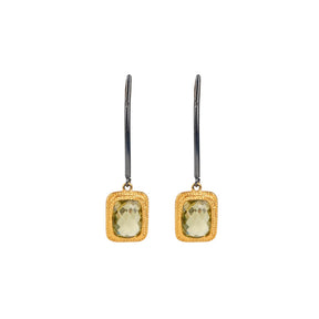 Ravishing Lemon Quartz Silver 925 Earrings