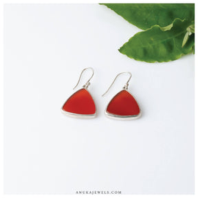 carnelian earrings