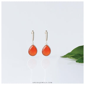  orange earrings