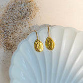 Azia 18K Gold Plated Silver 925 earrings