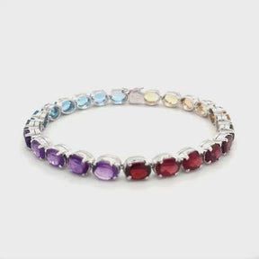 Iawson color stone bracelet