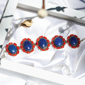 Sora lapis coral bracelet