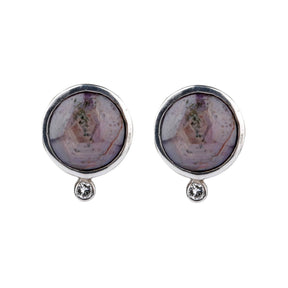 Astonishing star ruby & diamond earrings
