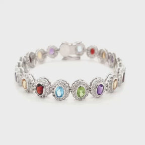 Jonas color stone bracelet