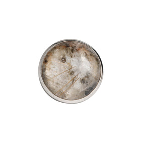 Splendid Rutile Quartz Silver 925 Ring