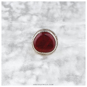 925 silver ruby ring fo women 
Natural Ruby Ring 