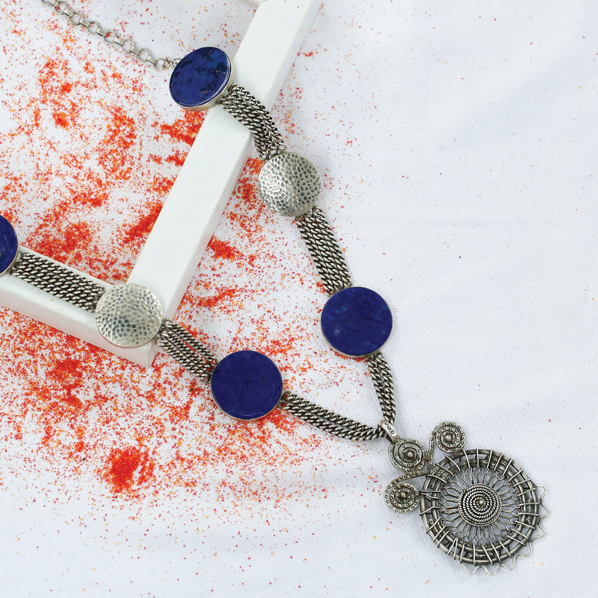 Tia silver necklace