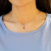 silver pendant, sterling silver, tourmaline pendant, buy tourmaline jewelry, multi color pendant, gemstone pendant, flower pendant
Silver 925 Tourmaline Pendant