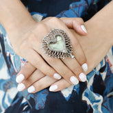 silver ring , oxidized ring , sterling silver ring , buy ring online, traditional ring , buy silver ring , traditional ring , festive ring, large size ring , big ring , mirror ring, heart ting