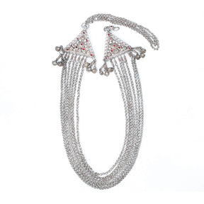 Handcrafted Silver necklace, Statement silver necklace 