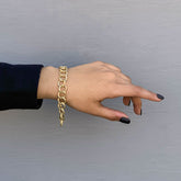 Zuha 18K Gold Plated Silver 925 Chain Bracelet