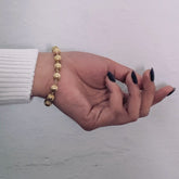 Zoya 18K Gold Plated Silver 925 Beads Bracelet