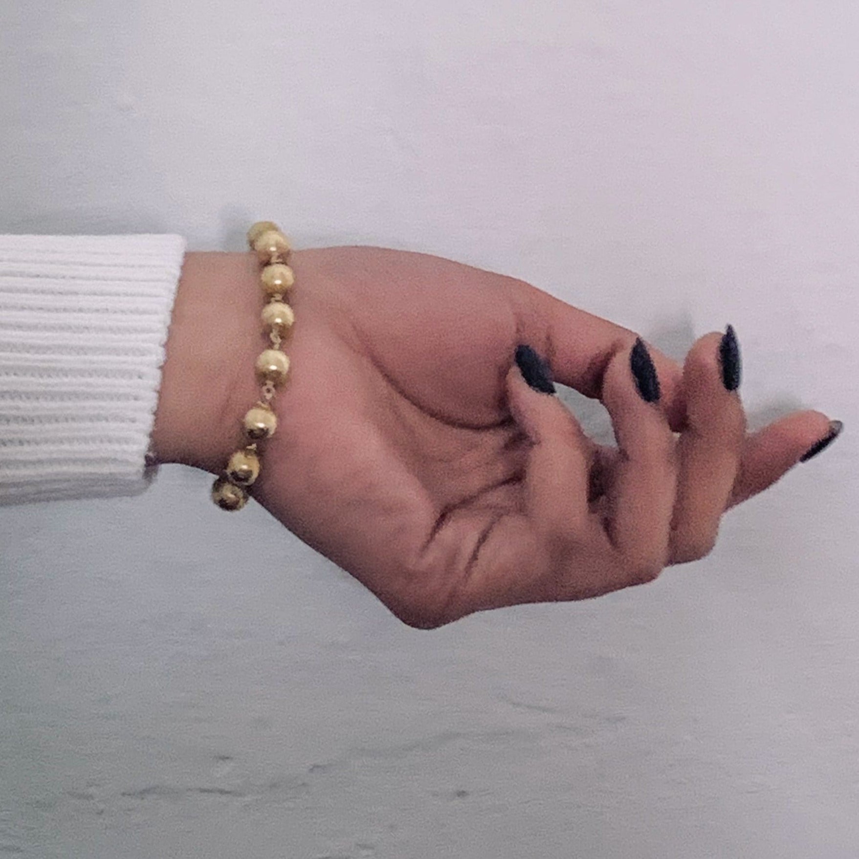 Zoya 18K Gold Plated Silver 925 Beads Bracelet