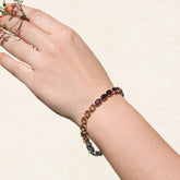 Gemstone color stone bracelet