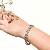 gemstone color stone bracelet