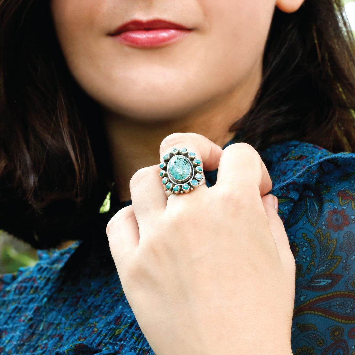 Eminent turquoise ring