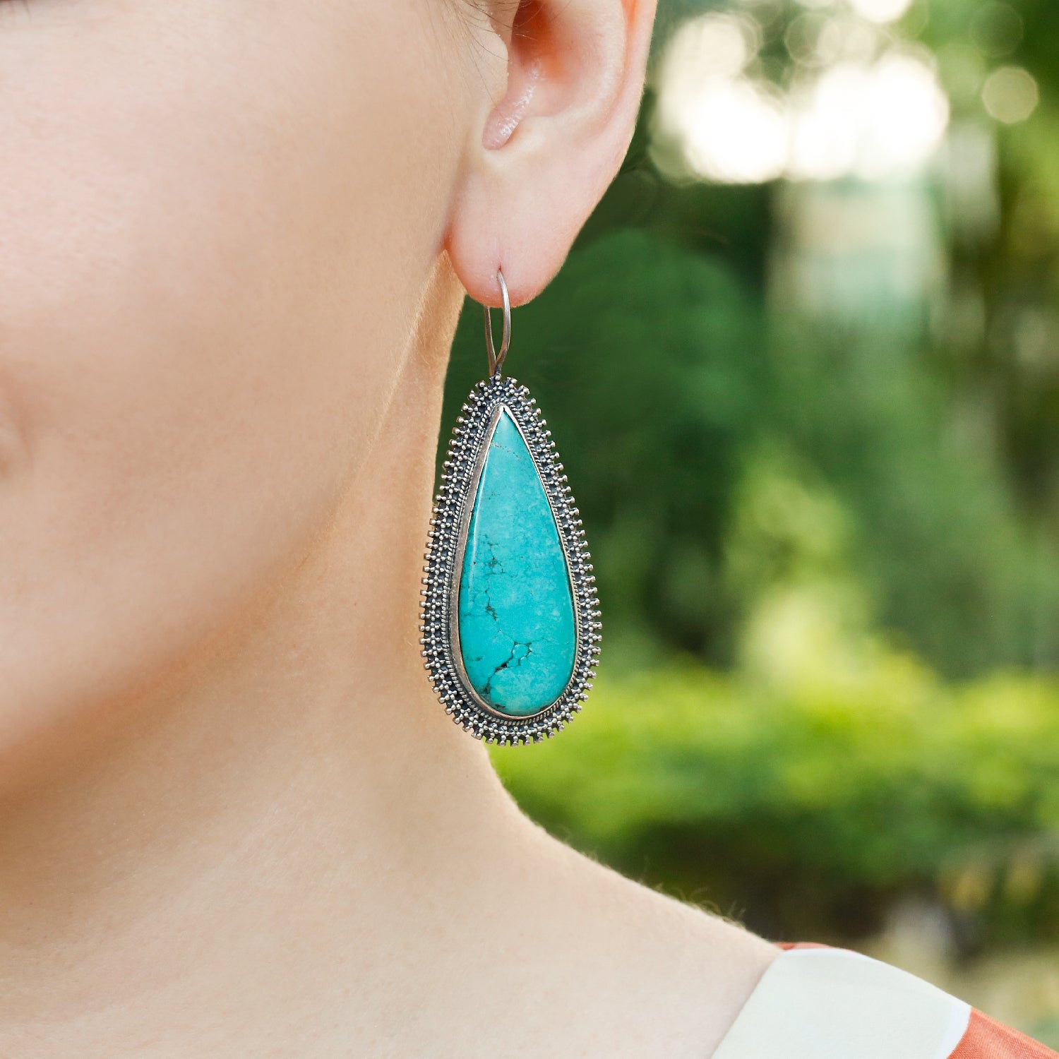 Zoe turquoise earrings