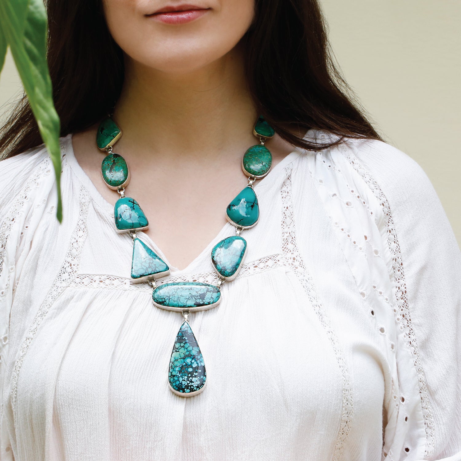 Riha Turquoise Silver 925 Necklace