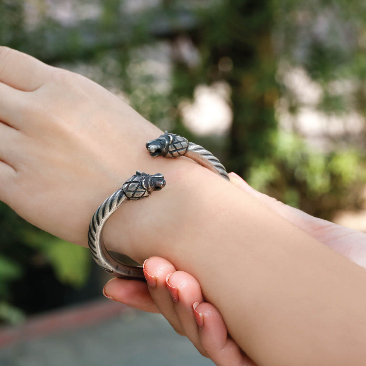 Farcical Silver Bracelet