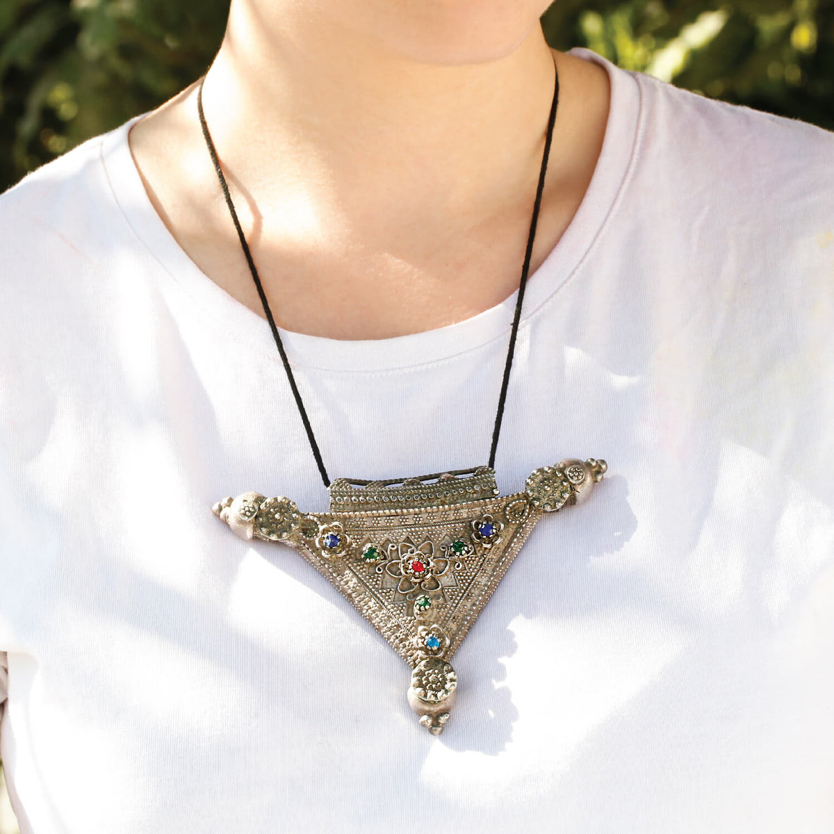 Chaitri Traditional 92.5 sterling silver necklace