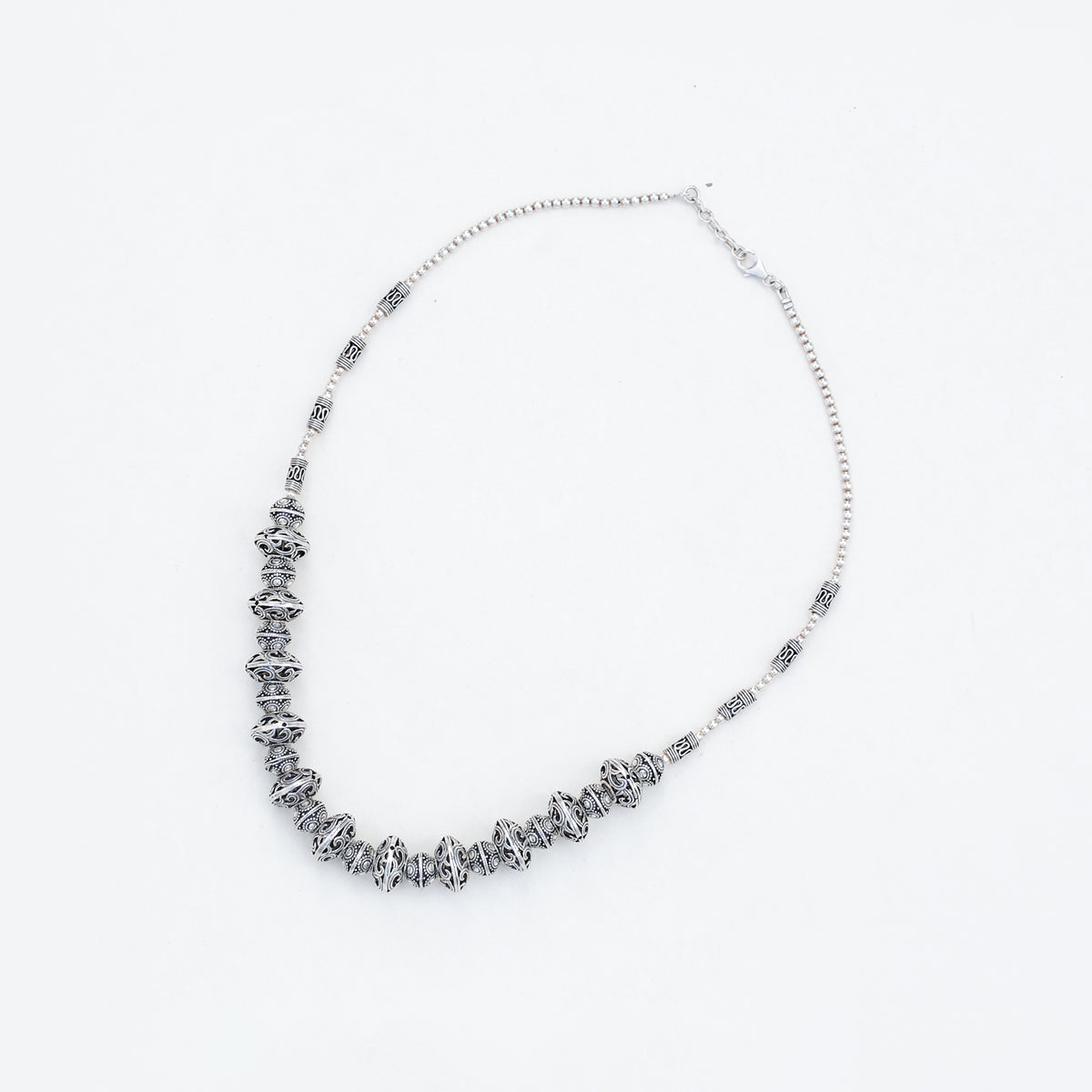 Blithe Silver Necklace
