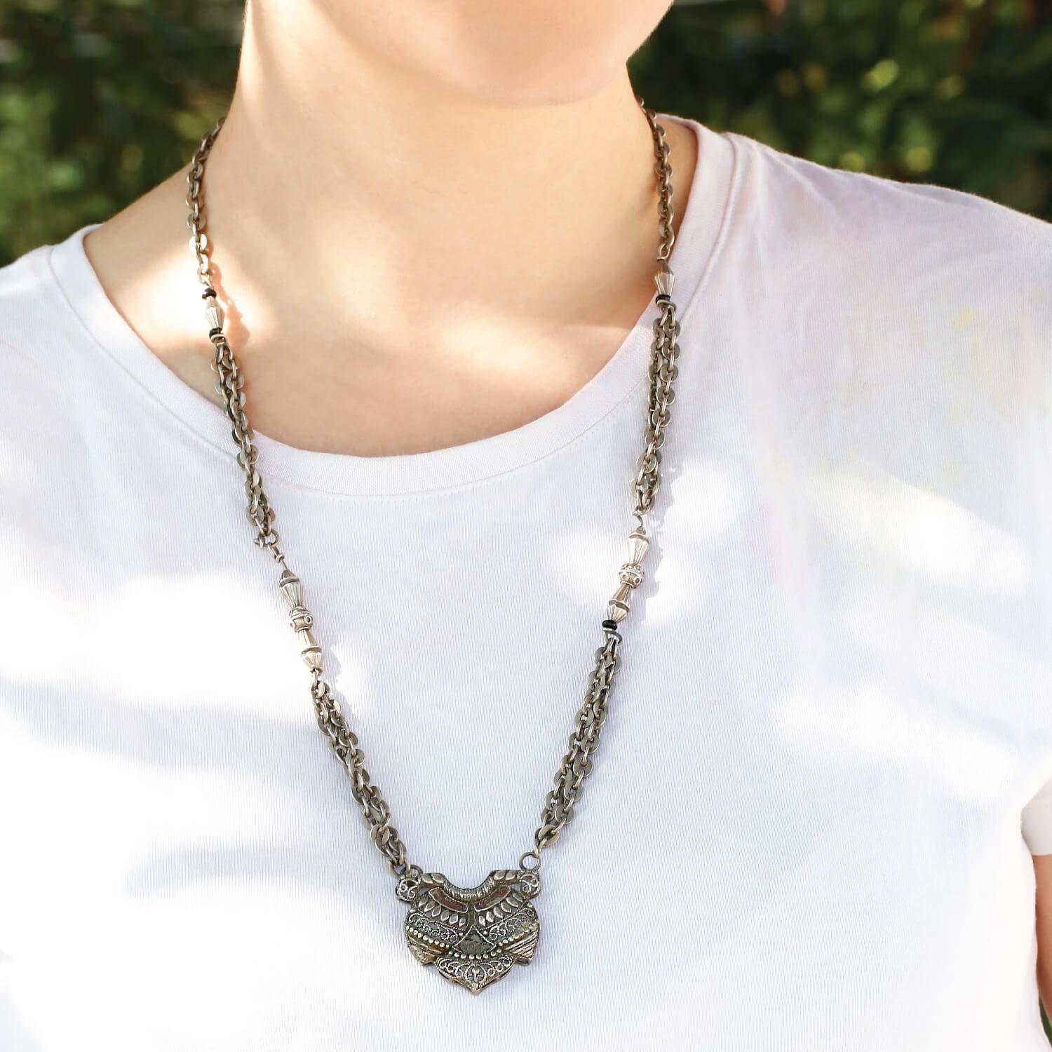 Silver 925 jewelry, Sterling silver necklace, Silver 925 chain necklace for layering