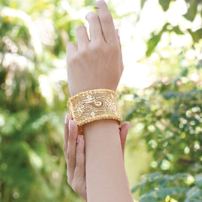 Gold plated silver bracelet hotsell