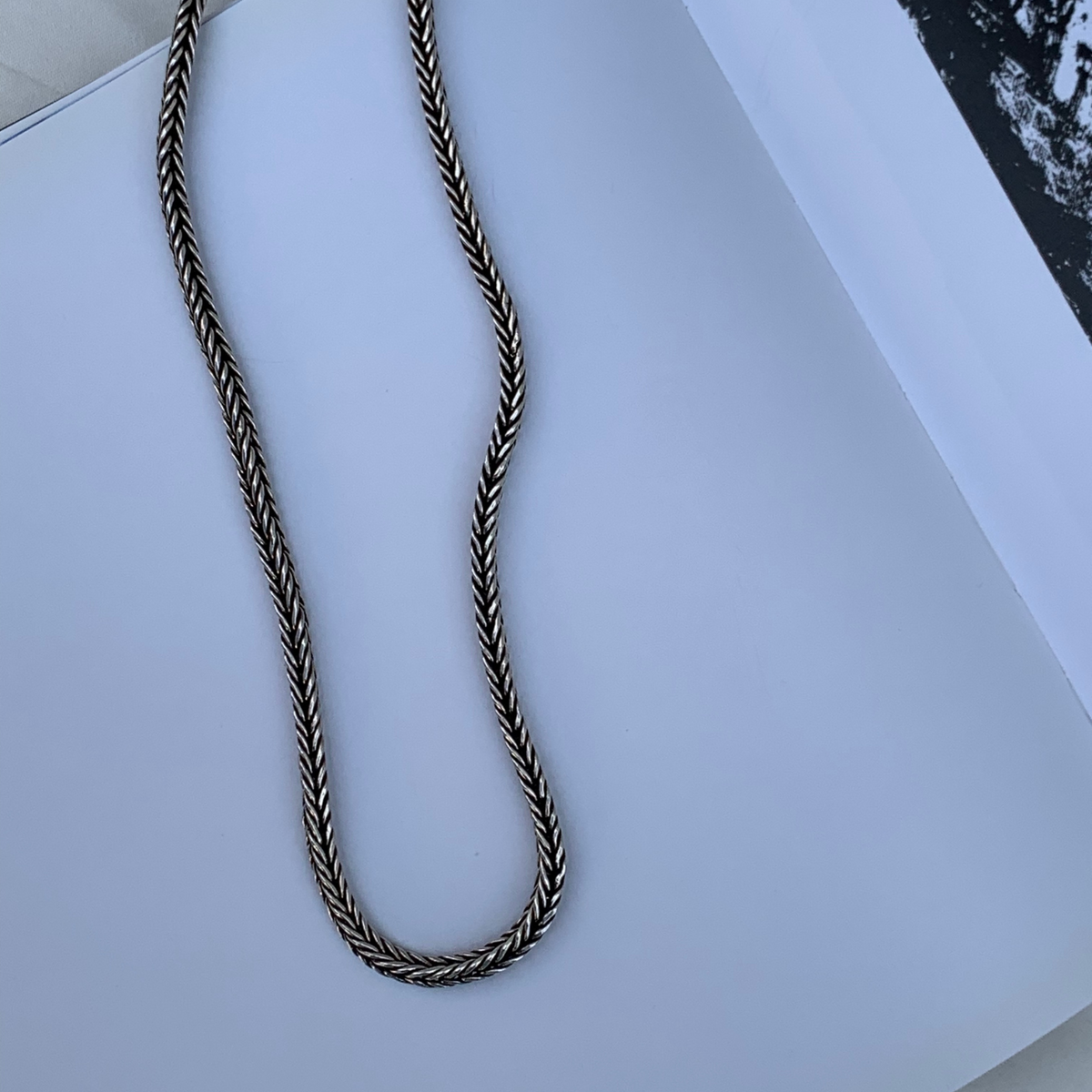 Maria  Silver Chain Necklace