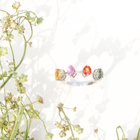 Gemstone Color Stone Ring