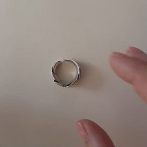 Effrontery Silver Ring
