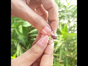 Garnet Silver 925 Ring