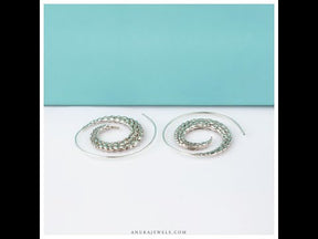  sterling silver hoops