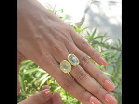  18K gold Plated sterling silver ring