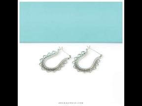  sterling silver hoops