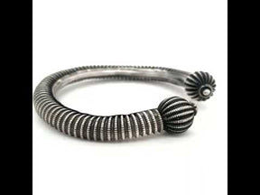 Anga Silver Bangle