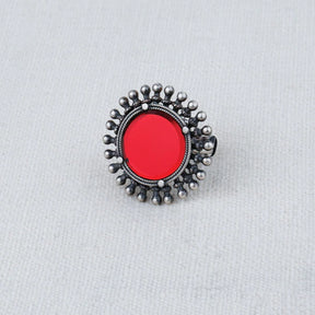 Mirat Glass Silver 925 Ring