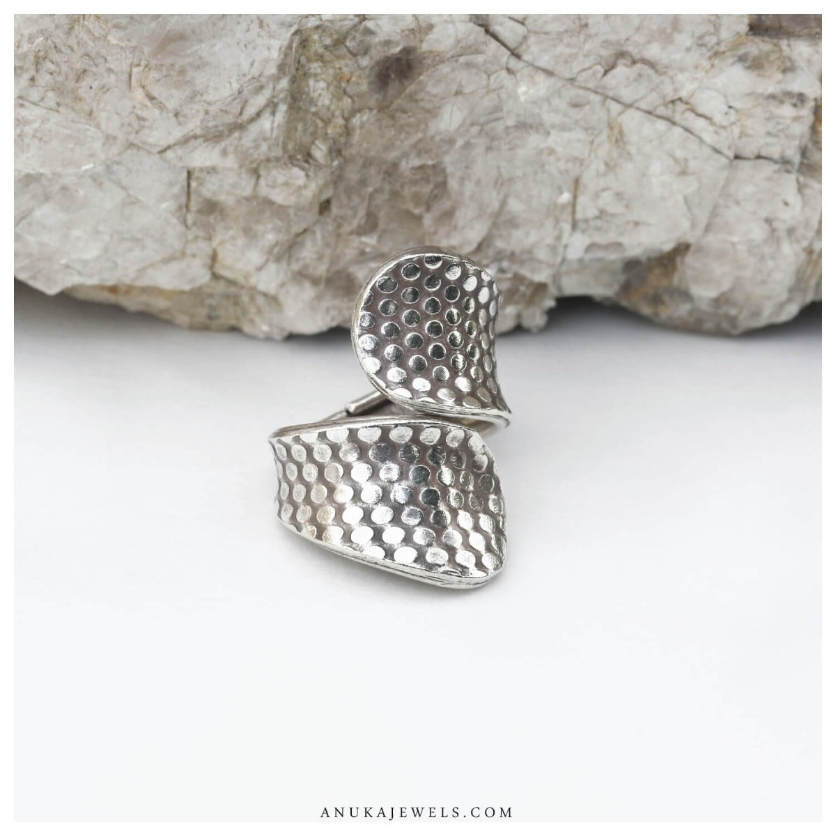 Snakeskin sterling silver ring, modern ring, sterling silver ring, oxidized ring,