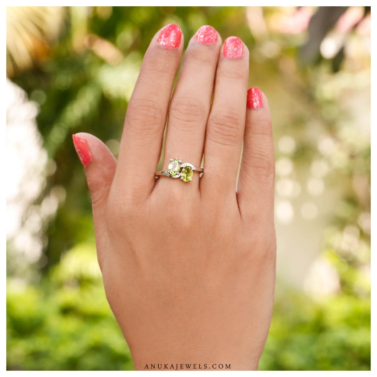 buy silver ring, sterling silver ring, buy peridot ring, peridot jewelry, green ring