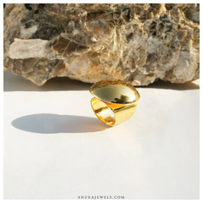 18K Gold plated ring