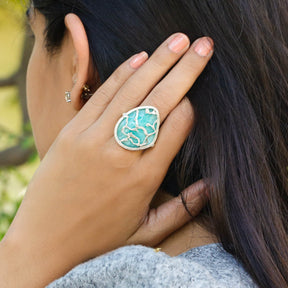 amazonite ring, buy silver ring, sterling silver ring,  gemstone ring, buy silver ring, buy gemstone jewelry, buy jewelry online, amazonite  jewelry, reticulated jewelry