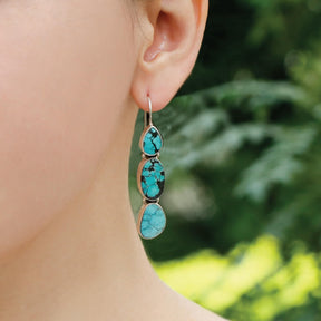 turquoise earrings, buy silver earrings, sterling silver earrings, gemstone earrings, buy sterling silver earrings, buy gemstone jewelry, buy jewelry online, turquoise jewelry